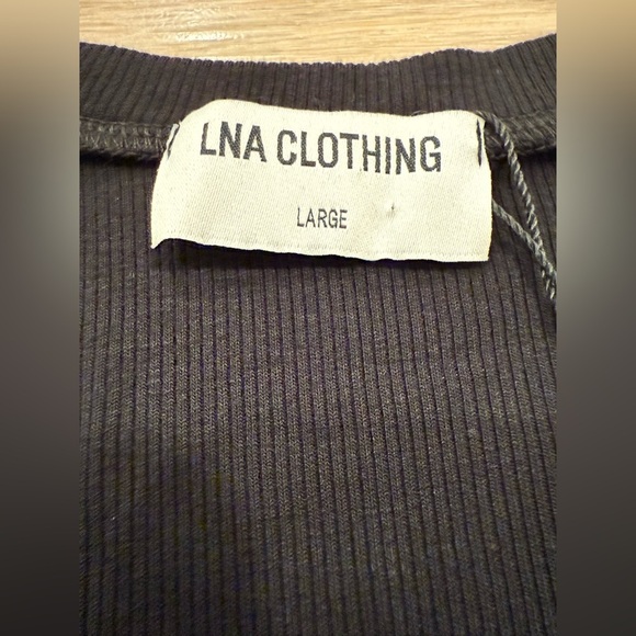 NWT LNA Clothing Ribbed V Neck Slim Tank - Picture 6 of 8